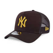 New Era Yankees Chocolate Trucker Snapback Cap