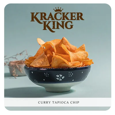 KrackerKing Curry Tapioca Chip [1kg]