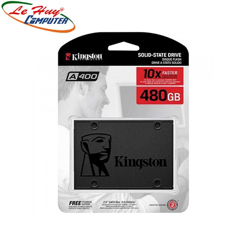 [Mã 99ELHA giảm 7% đơn 300K] Ổ cứng SSD Kingston A400 480GB Sata 3 (SA400S37/480G)