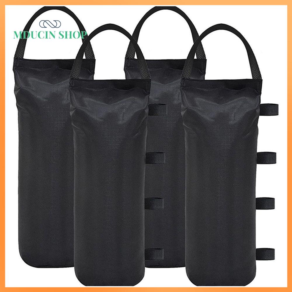 MDUCIN SHOP 1/4Pcs Mái che Chân chân vườn vọng lâu Có tay cầm Đen Bao cát lều Di động Túi cát trọng lượng Cắm Trại