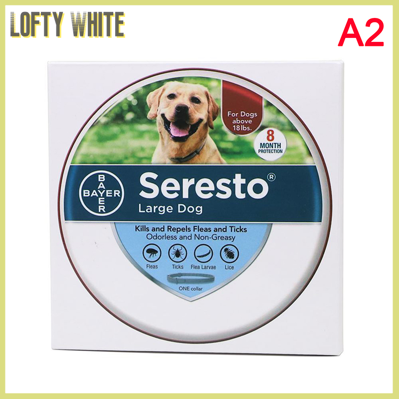 Lofty WhiteFlea And Tick Collar For Dogs Cats Flea Tick Anti