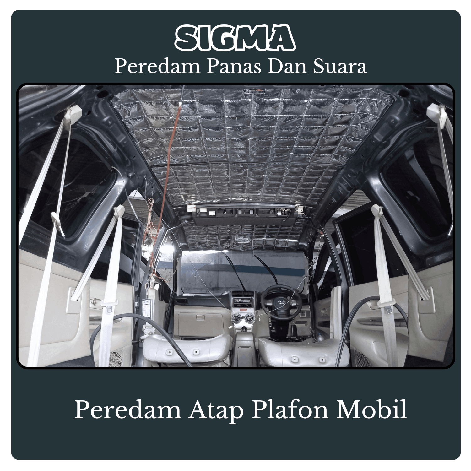 Peredam Panas Dan Suara Atap Mobil Atau Plafon Mobil Toyota Kijang Innova tahun 2004-2014 Harga 450,000 rupiah*Gratis Ongkir