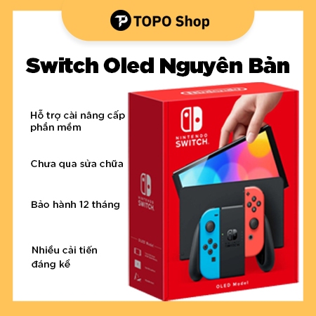  Máy game Nintendo Switch OLED 99% Kèm ốp silicon và bao đựng 