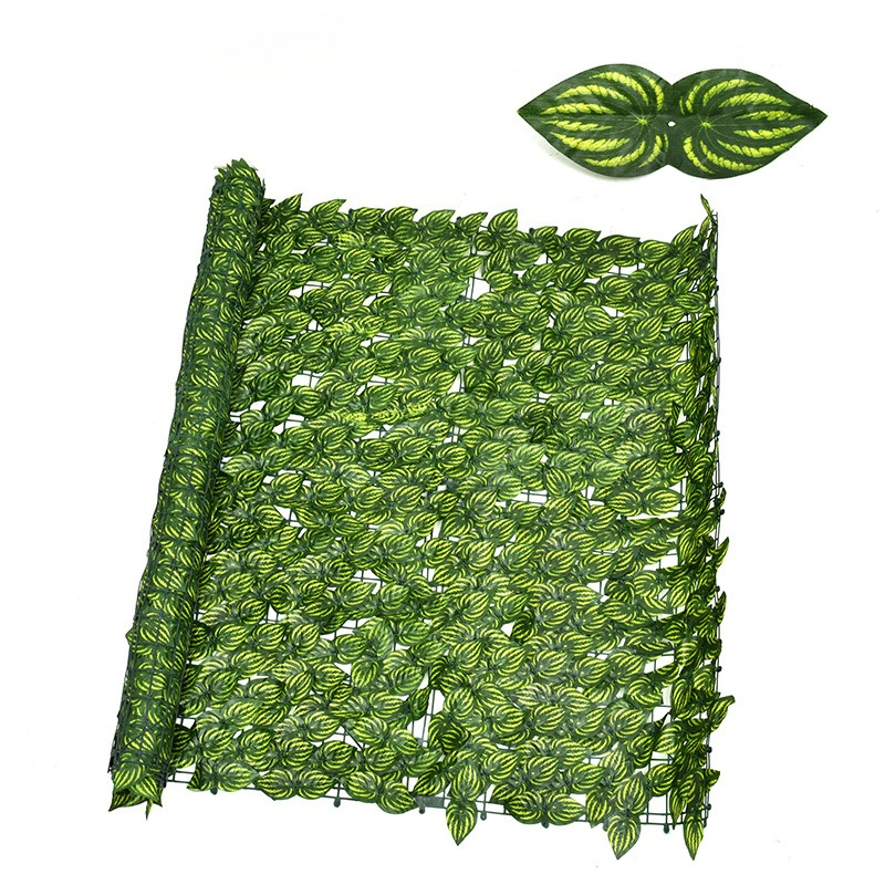 GROSIR DAUN PAGAR SINTETIS ARTIFICIAL 1 Meter x 3 Meter Daun Hias Ornamen Dekorasi Rumah Pagar Dinding Roll Daun Rambat Import Termurah Artificial Rumput Palsu Gulungan