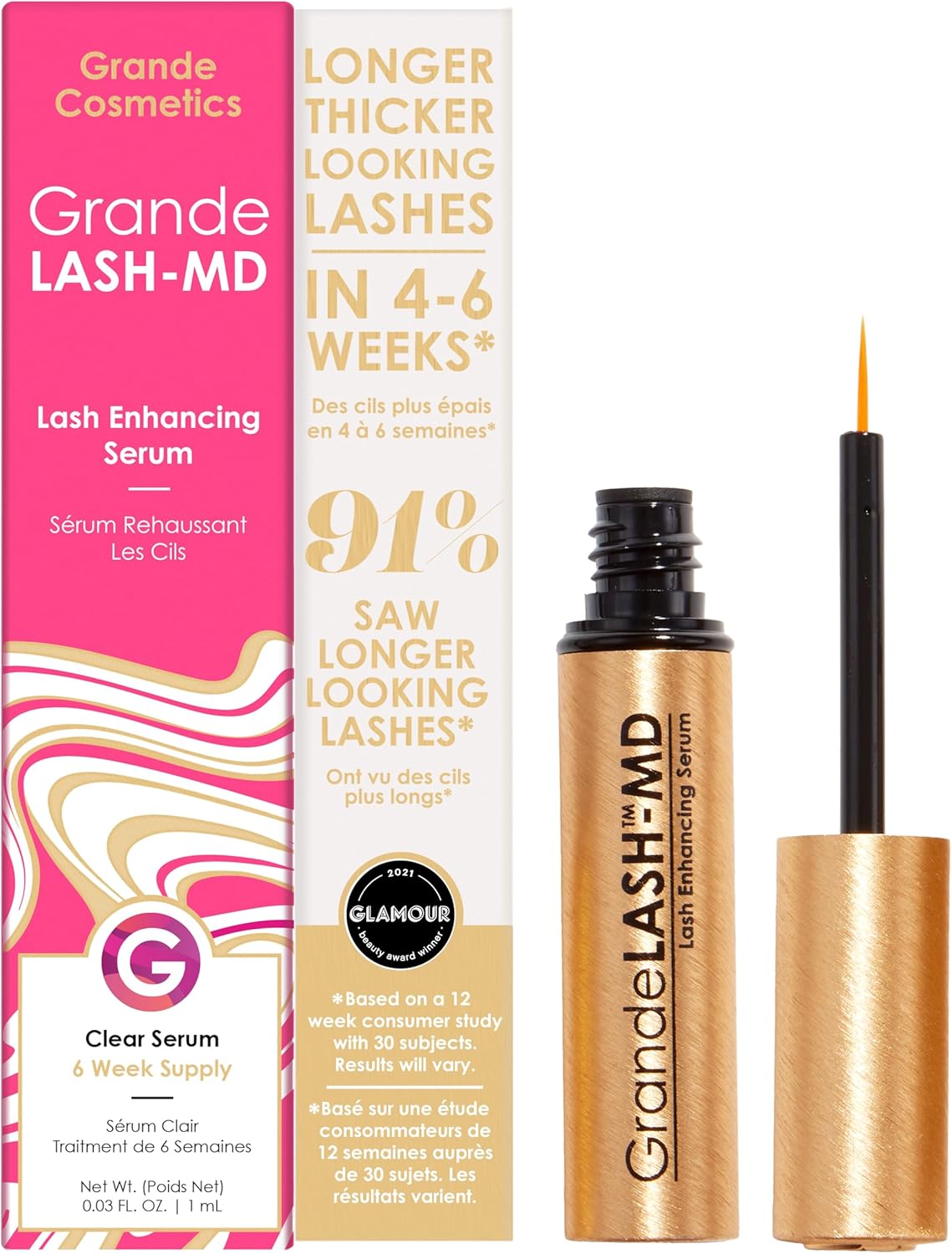 Grande Cosmetics Grande Cosmetics GrandeLASH-MD Siero per ciglia, 4 ml_voghion.com