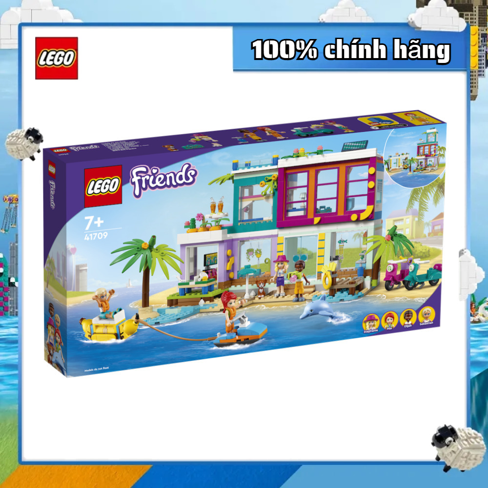 LEGO 41709 Friends Vacation Beach House 7+ LEGO chính hãng Đồ chơi lắp ráp