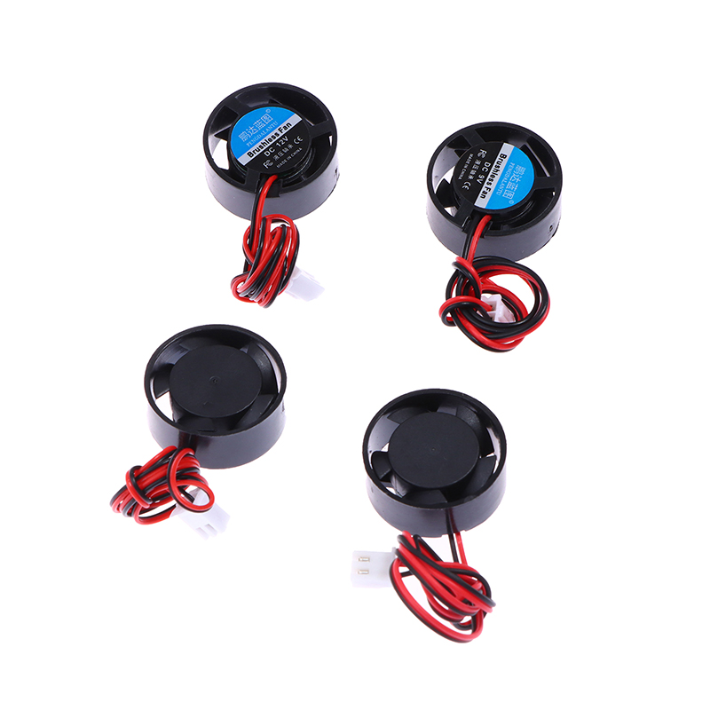 MMU Mini 2510 25x10Mm DC 5V 9V 12V 24V Vòng 2-Pin Cooler Không Chổi Than Chipset Tản Nhiệt Câm Mini Máy Tính Xách Tay Micro Quạt Làm Mát