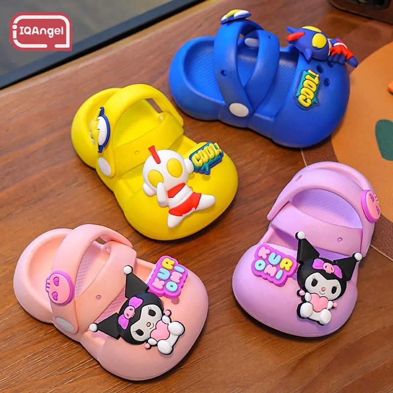 IQANGEL Sanrio Croc ที่รัก รองเท้าเด็กผู้หญิง Cromi กันลื่น รองเท้าแตะน่ารัก1-3ปีเด็ก รองเท้าแตะเด็ก ราคา  163 บาท*ส่งฟรี