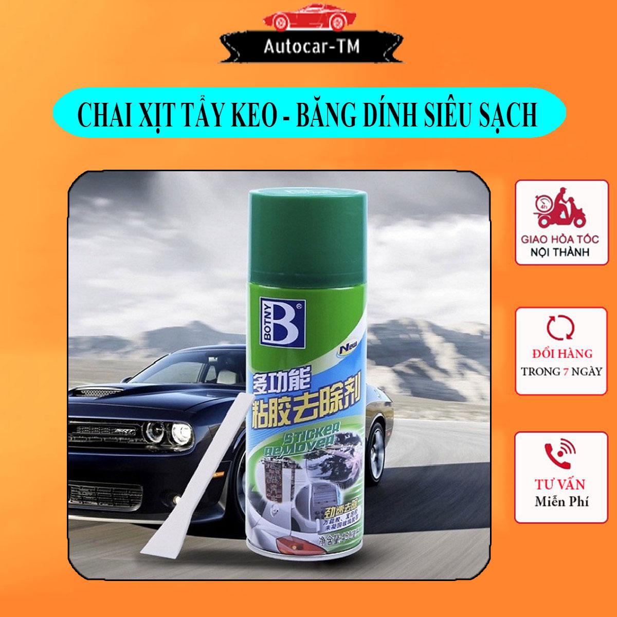 Chai xịt tẩy keo, sơn, băng dính, nhựa đường, tẩy dầu mỡ cho ô tô, kim loại, bánh xe, chứng nhận bởi sgs iso intertek