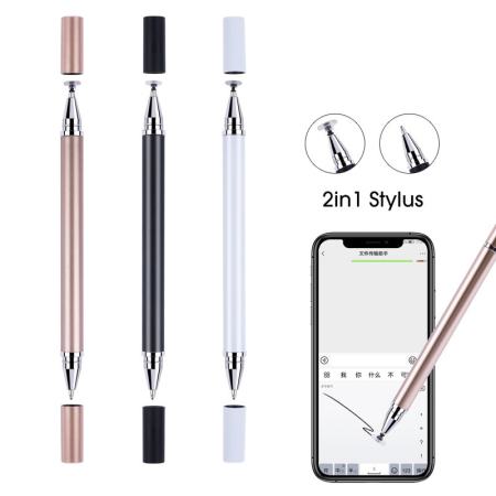 Universal 2-in-1 Stylus Pen for Phone and Tablet Touchscreens