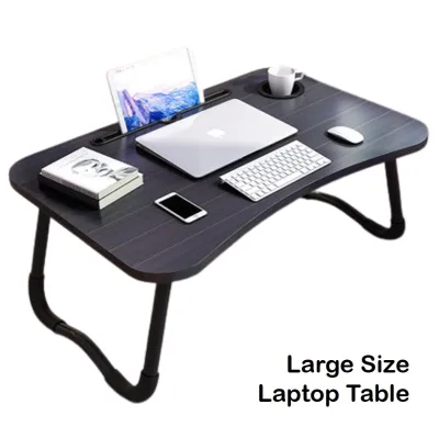 Laptop Table for Bed - Foldable Laptop Table Bed Portable Desk, Laptop Bed Tray, Laptop Stand, Small Dormitory Table, Breakfast Serving Bed Tray