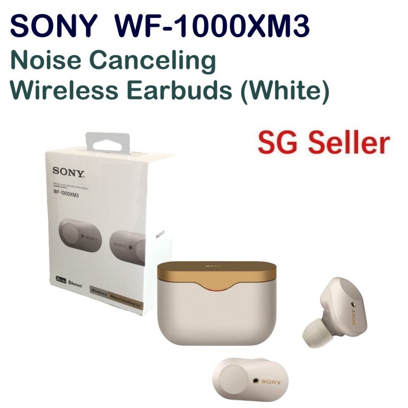 SONY WF-1000XM3 True Wireless Bluetooth Noise Canceling in-Ear Headphones – Wireless Earbuds – Black – One Year Local Warranty – Ready Stock – SG Seller Singapore