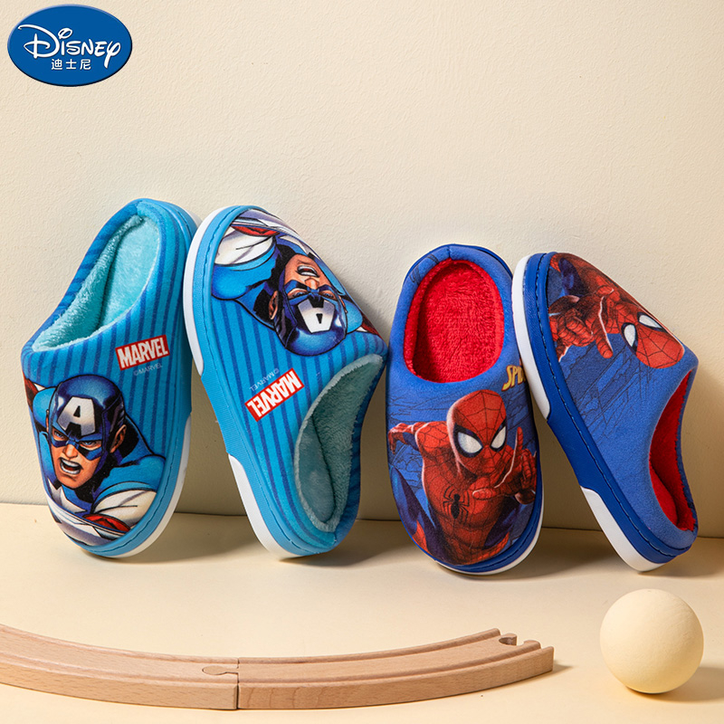 Disney Marvel heroes Children s slippers Spiderman Half Pack Bedroom
