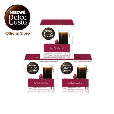 [3 Boxes] Nescafe Dolce Gusto Americano Black Coffee Pods / Coffee Capsules 16 servings [Expiry Jul 2022]