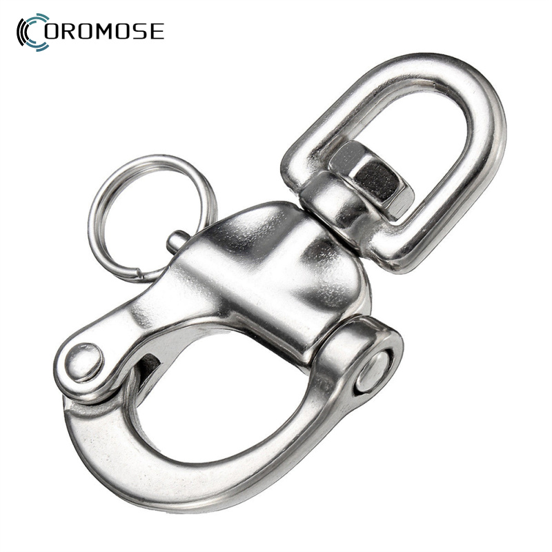 Swivel Eye Snap Shackle Fixed Bail Snap Shackle Stainless Steel Quick