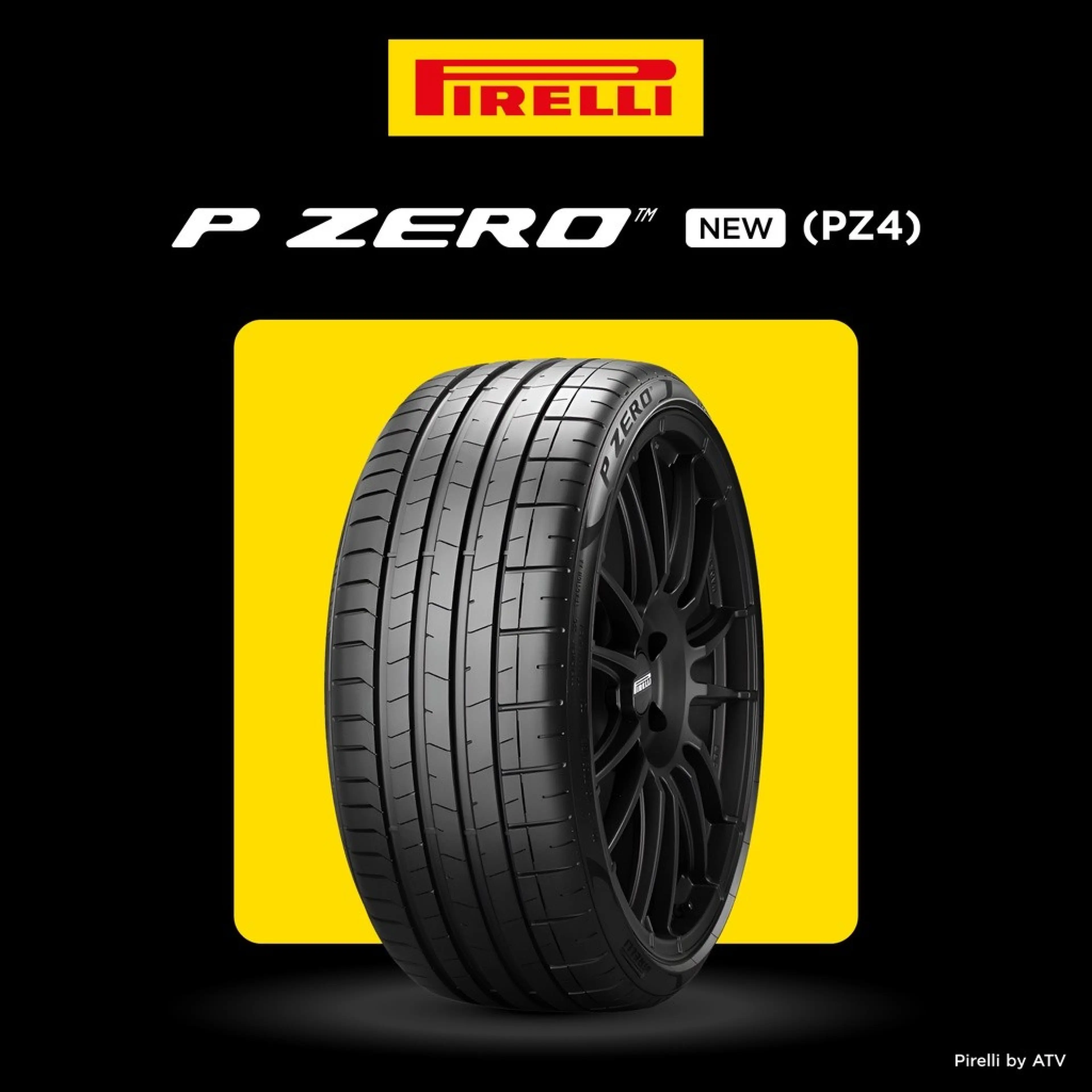 [Installation Service] Pirelli Car Tires, Rim Size 18-22, Model P Zero Pz4 (4 Tires) (Inquire about Stock before Ordering)