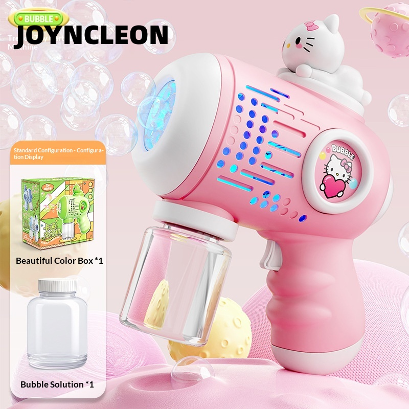 [Joyncleon Automatic Bubble Maker Toy with Light Effects for Kids - Fun Cartoon Design Bubble Shooter for Outdoor Play and Parties,Automatic Bubble Machine Toy with Light-Up Effect for Kids - Fun Cartoon Design Bubble Gun for Outdoor Play and Parties,] ราคา 105 บาท*ส่งฟรี