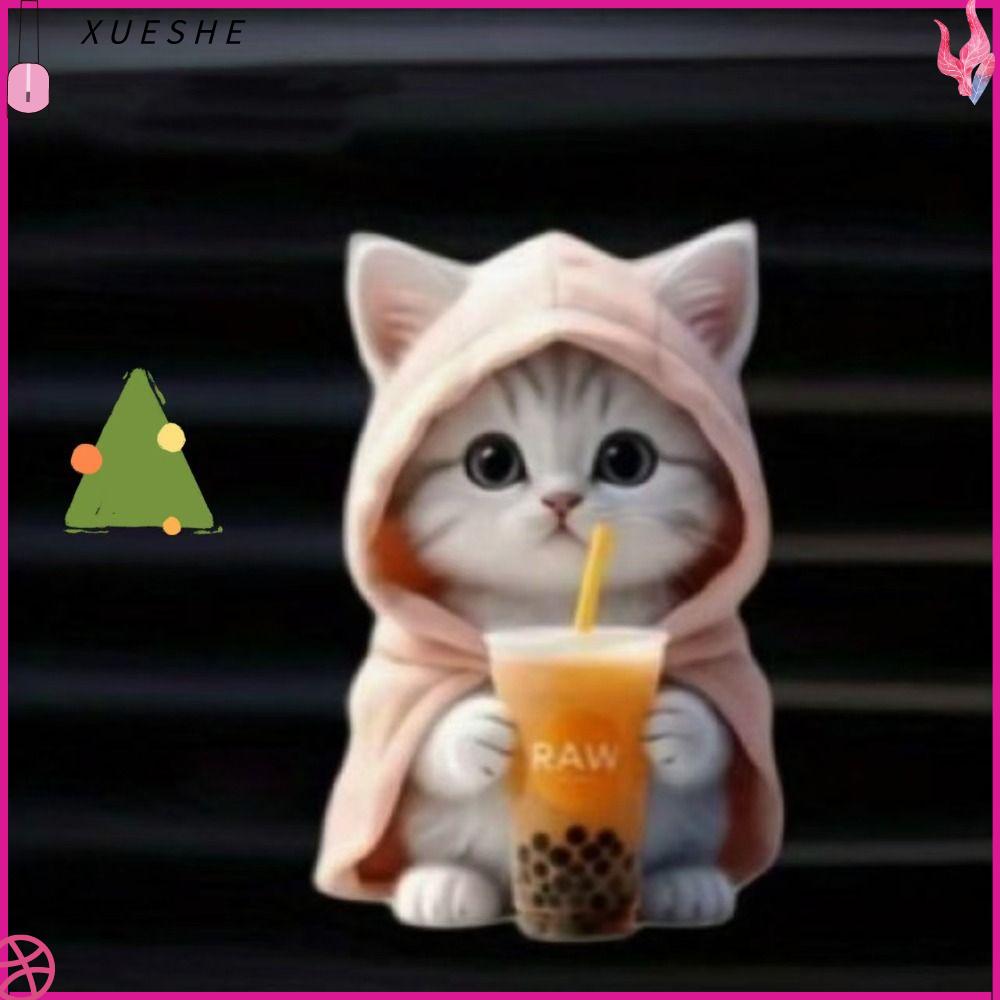XUESHE Xanh lá hồng Hương liệu xe hơi Tự làm Mini Acrylic Kẹp thông hơi hương thơm Dễ thương Lâu trôi Hương liệu trang trí Phụ kiện nội thất xe hơi