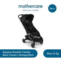 Bugaboo Butterfly 2 Stroller Black Chassis - Kereta Dorong Bayi