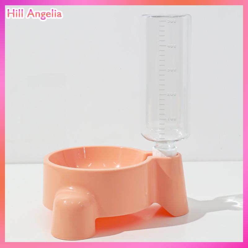 [Hill Angelia] Pet chai nước tự động cho ăn nước cho một bát nước uống con chó con mèo uống bát - 4
