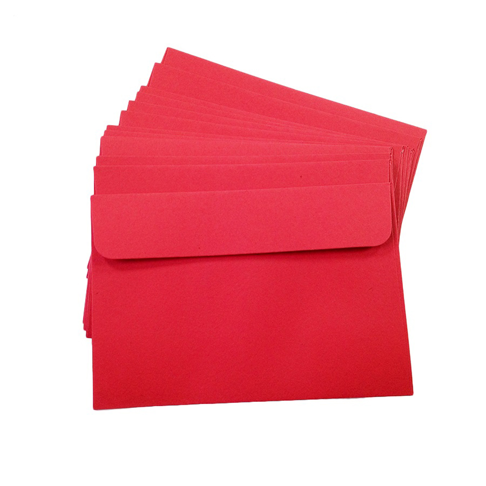 FOUNDTWO High Quality Vintage Stationary Invitation For School Office Business Black Red Paper Envelopes Letter Supplies Envelopes Gift Card Envelope
