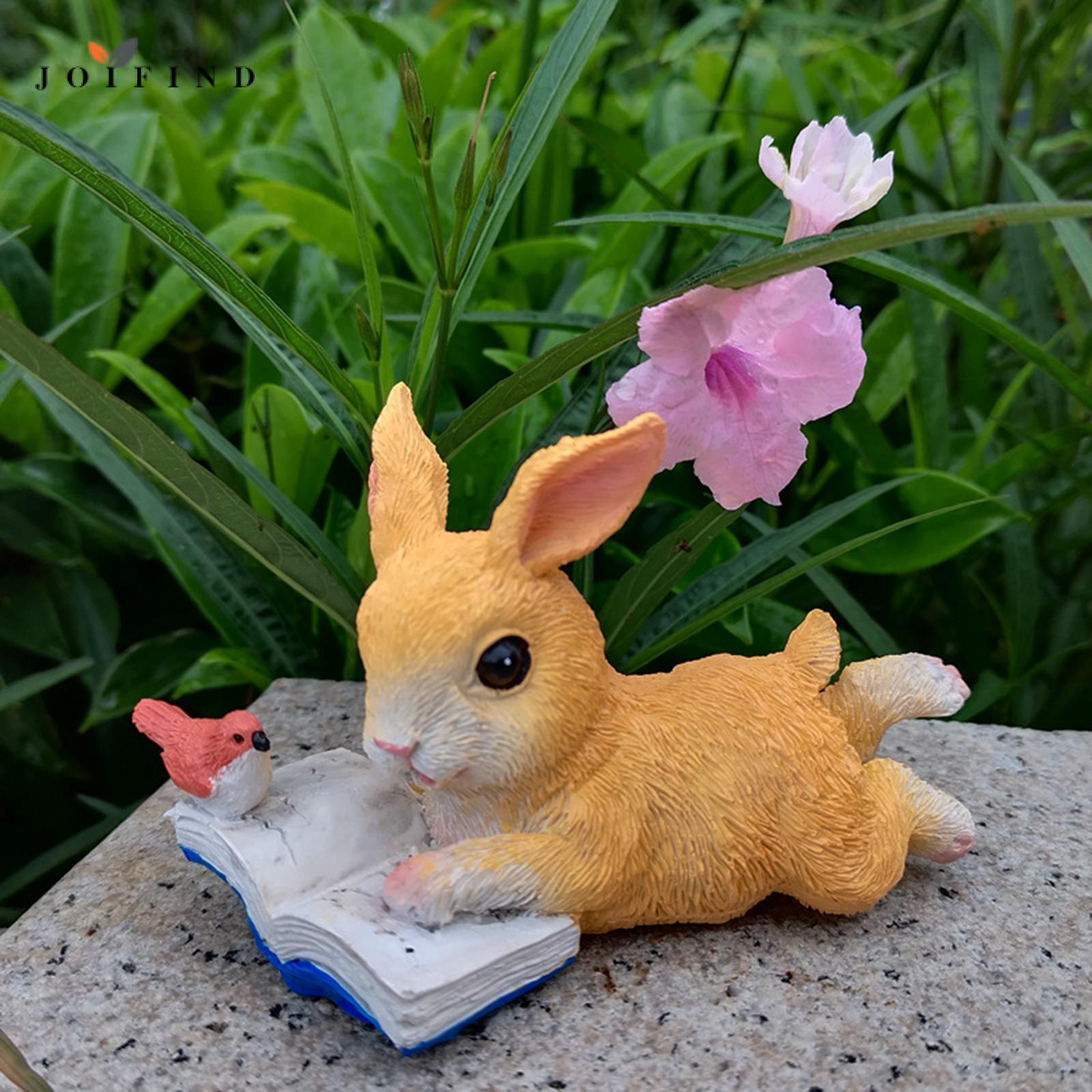 Homyl Rabbit Model Desktop Ornaments Lovely Desktop Light Luxury Modern Resin Craft for Wedding Home Boys Girls Friends ราคา 662 บาท*ส่งฟรี