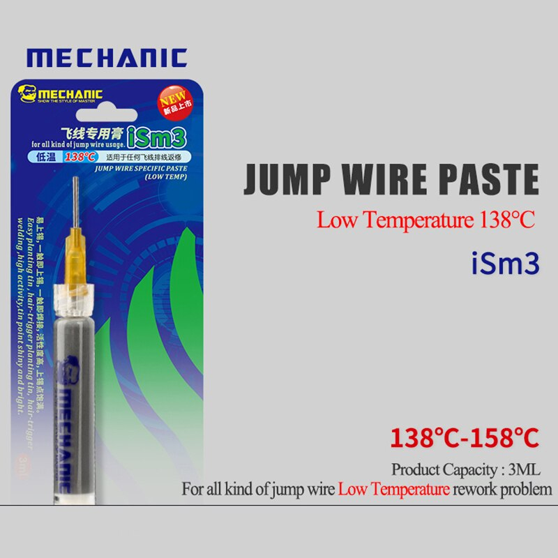 Thiếc hàn mechanic ism3 138 độ tuýp 3ml