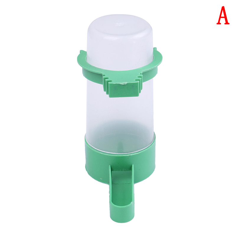 Cangfenlu Pet lồng Aviary Chim Vẹt budgie Canary uống rượu trung chuyển thực phẩm waterer Clip - 3