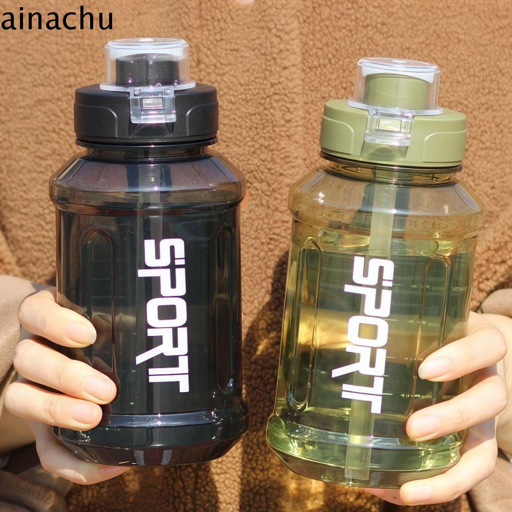 AINACHU Có dây mang Cốc nước thể thao Ống hút 850/1300ml Chai Nước thể dục Chai Nước Uống Tốt Nghiệp Bình uống nước tập thể dục Chạy Bộ