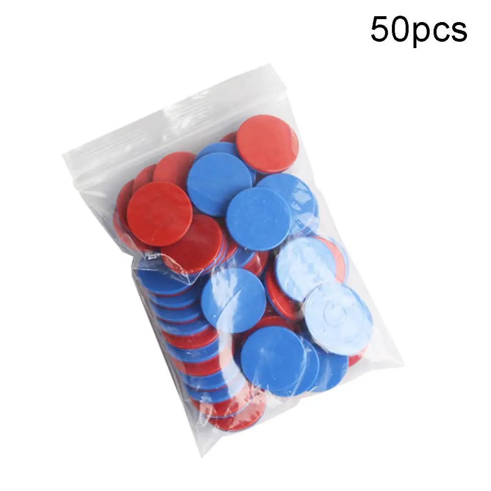 50 cái trẻ em Toán Học quầy hai màu Vòng chip đếm toán số trò chơi quầy công cụ hỗ trợ giảng dạy