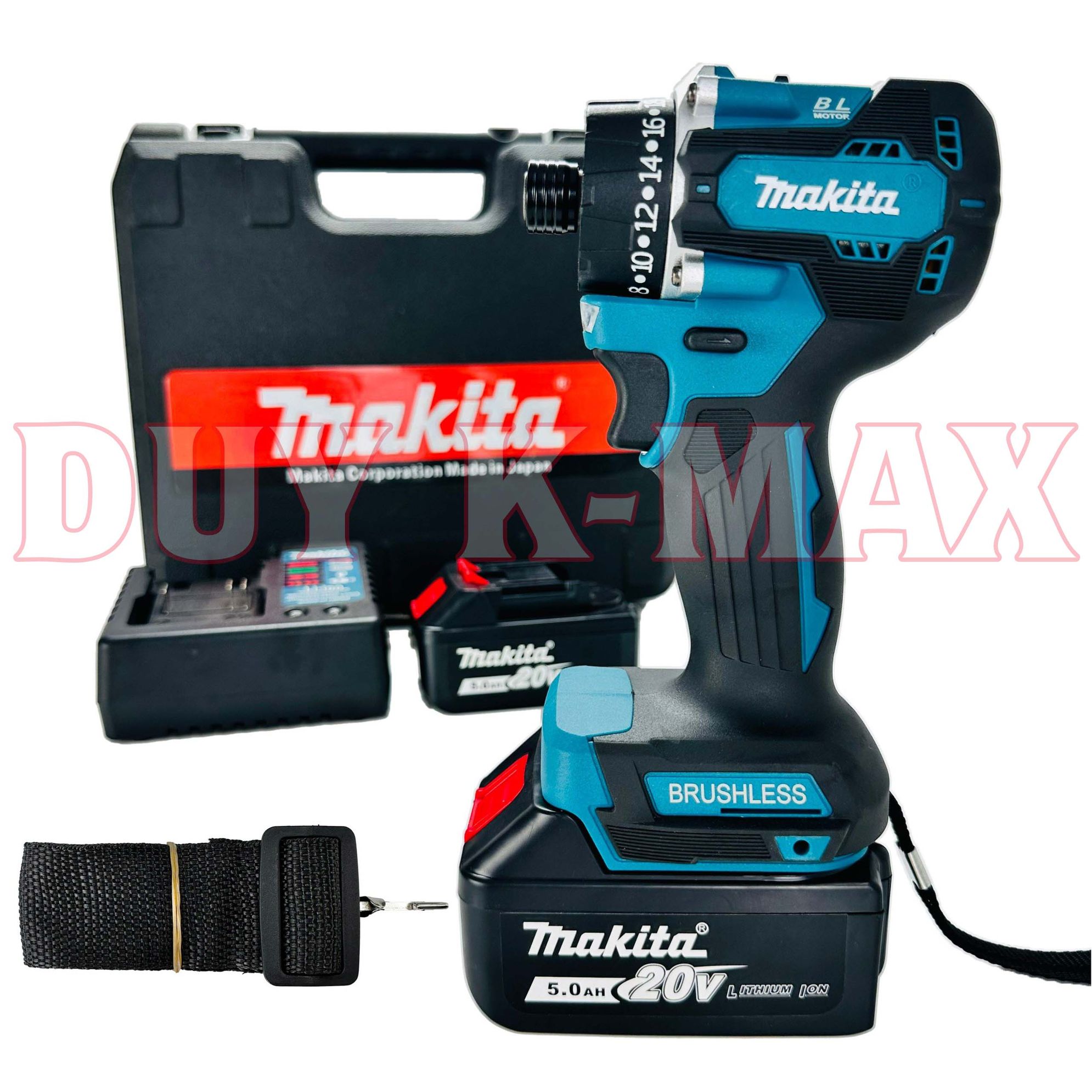 Máy Chuyên Vít Cấp Trượt MKT DDF083Z  - Động Cơ Không Chổi Than - Lực siết 60Nm - 2 Chức Năng - Chuyên Vít Công Trình - Chân Pin Phổ Thông  - Bảo Hành 6 Tháng