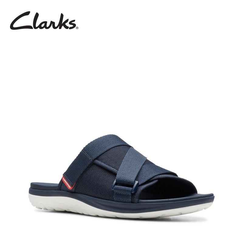 clarks flip flops mens green