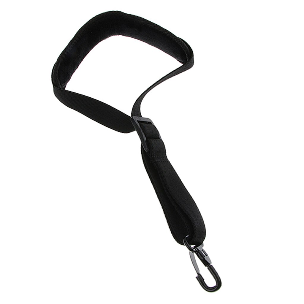 Professional Leather Padded Saxophone Neck Strap with Snap Hook for Alto Tenor Soprano Baritone Sax Music Accessories