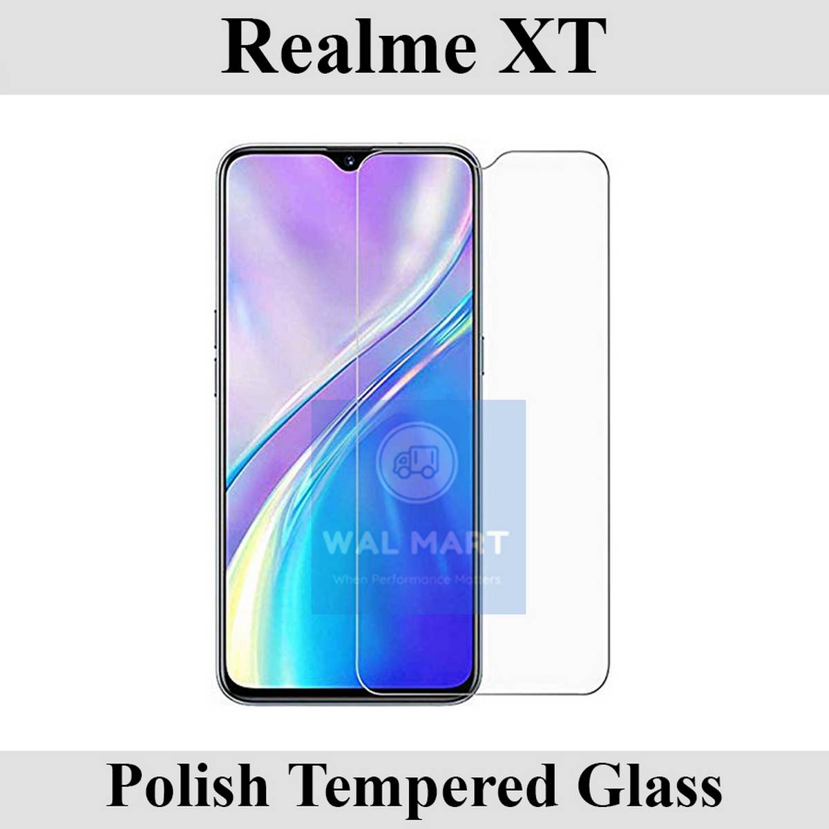 Front Screen Protector Glass For Realme XT - Tempered Glass price in Pakistan
