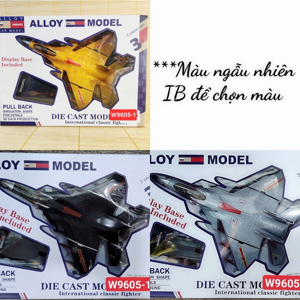 [Rẻ vô địch] Đồ Chơi Mô Hình Máy Bay Trớn Có Đèn Âm Thanh Màu Ngẫu Nhiên Cho Bé W9605-1 ️🛒️🛒️🛒