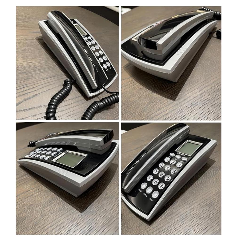 Wall Mountable Phone Home Fixed Landline Phone Telephone Led Display Redials with Memory KX~071 Small Telephones ราคา 597 บาท*ส่งฟรี