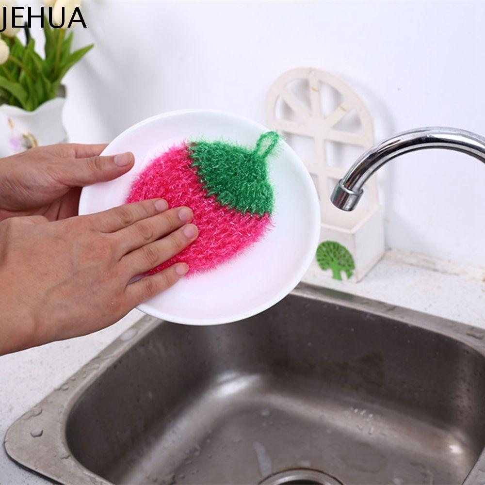 JEHUA cho phòng tắm Không trầy xước Máy chà sàn Dọn rửa bát đĩa Tấm vệ sinh Hộ gia đình Miếng cọ rửa Máy chà rửa bát đĩa Scrub Sponge Khăn lau bát đĩa