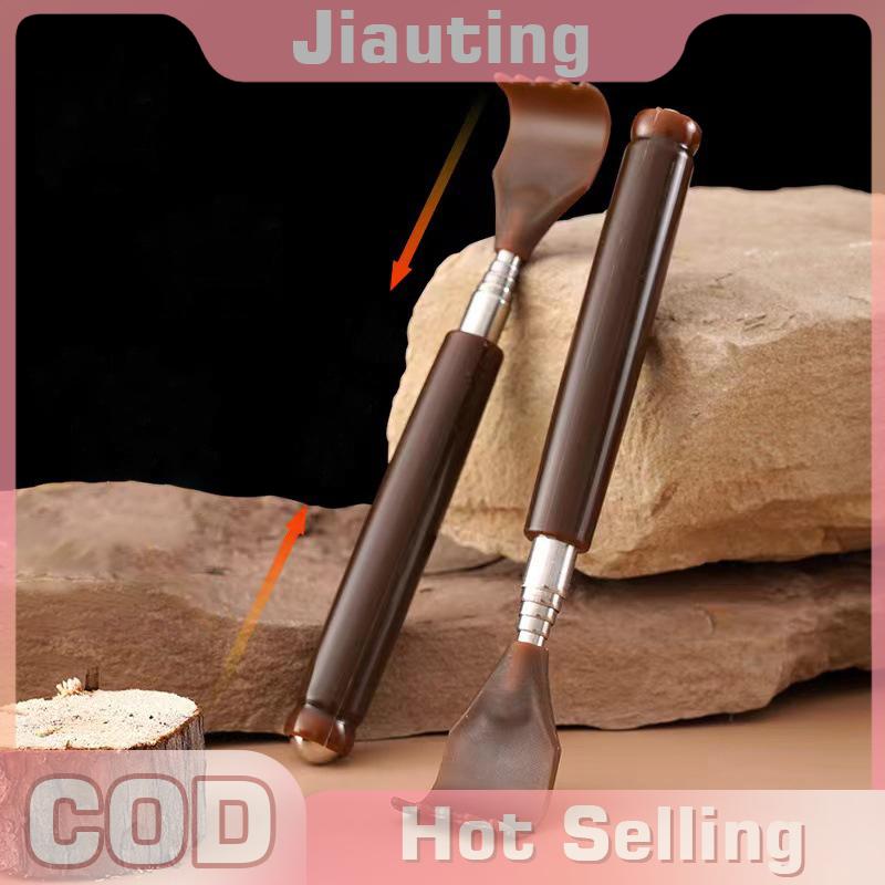 Jiauting Mở rộng từ bóng hackle trở lại scratcher với nam châm kính thiên văn gãi backscratcher Massager trở lại scraper