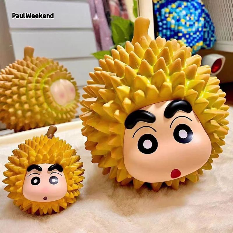 PaulWeekend Cute Durian Shin-chan Toy for Kids, Fun Desktop Decor & Gift ราคา 33 บาท*ส่งฟรี