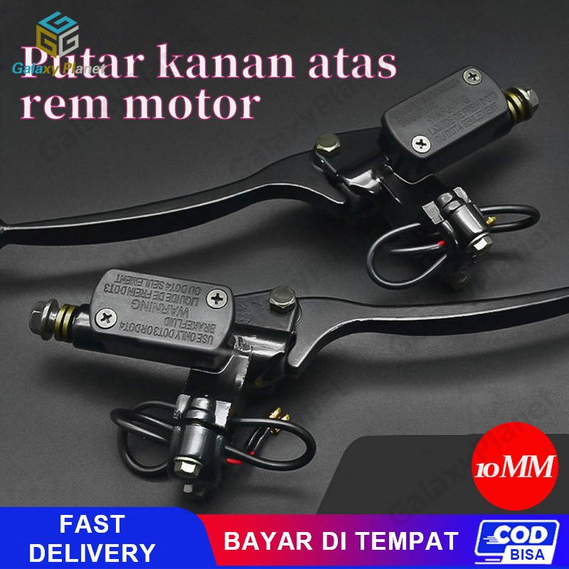 10MM HANDLE REM R25 MASTER BRAKE PUMP R25 MASTER REM R25 MASTER REM RX KING MASTER REM REM MX KING MASTER Tekan Kanan Atas Rem Motor Harga 49,500 rupiah*Gratis Ongkir