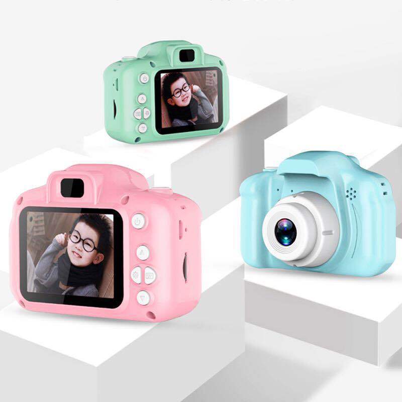 【Hàng Mới Về✨】Máy Quay trẻ em máy quay video kỹ thuật số loại nhỏ có thể sạc lại máy ảnh cho trẻ em chống sốc 8MP HD cho trẻ mới biết đi