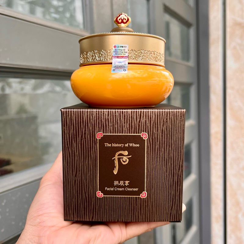  Kem Tẩy Trang Whoo GongJinHyang Facial Cream Cleanser 210ml – Làm Sạch Dưỡng Ẩm Da Mềm Mại 
