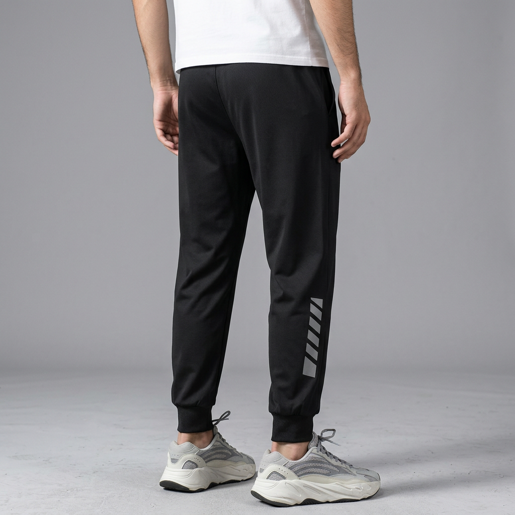 New Design Winter Black Trouser: Export Quality - Stay Stylish and Warm, Cotton Jersey Stuff Jogging Trouser