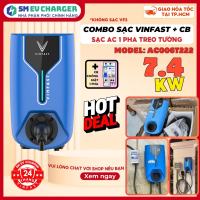 Bộ Sạc VINFAST 7.4 kW 1 pha AC Treo Tường Sạc xe VF5 VF6 VF7 VF8 VF9 VFe34 Herio Green Nerio Green XanhSM