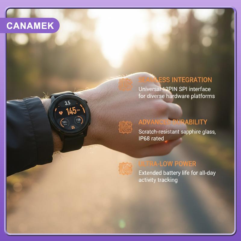 【CANAMEK】 IPS 1.28นิ้ว15PIN SPI 262K TFT จอแอลซีดีแบบทัชสกรีนตัวควบคุม GC9A01 CST816D ทัชสกรีน240 IC (RGB)x 240 ราคา 111 บาท*ส่งฟรี