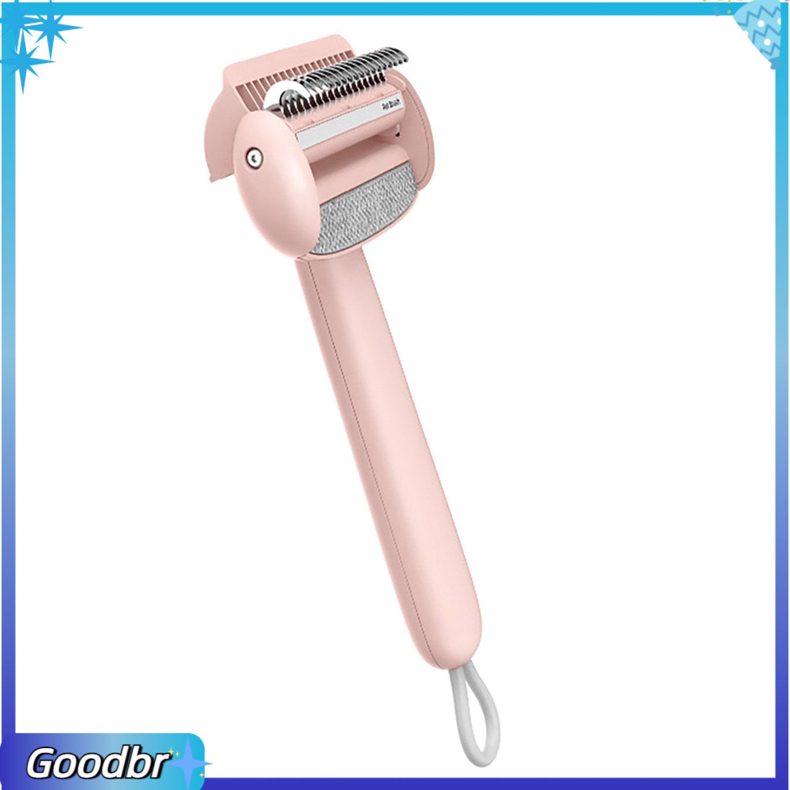 Goodbro bàn chải chải lông cho thú cưng Với Sharp lưỡi dao thép Không Gỉ bàn chải dọn lông Cho Vật Nuôi tự làm sạch bàn chải chải lông cho thú cưng Cho Chó mèo Loại bỏ có lông dáng rộng Undercoat Deshedding công cụ chải Cho tóc dài