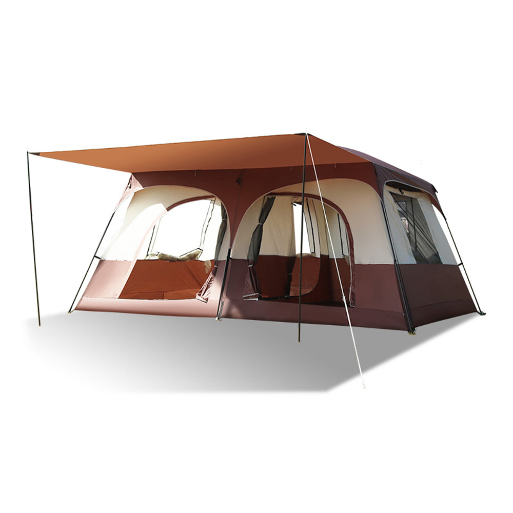 LIXADA Tent Breathable And 2 Rooms Family With 2 Rooms Family Cabin Tent Rooms Family Cabin Tent With 2 Breathable And Rainproof Cabin Tent Breathable And Rainproof Outdoor Buzhi Tent Tent Huiop · v2