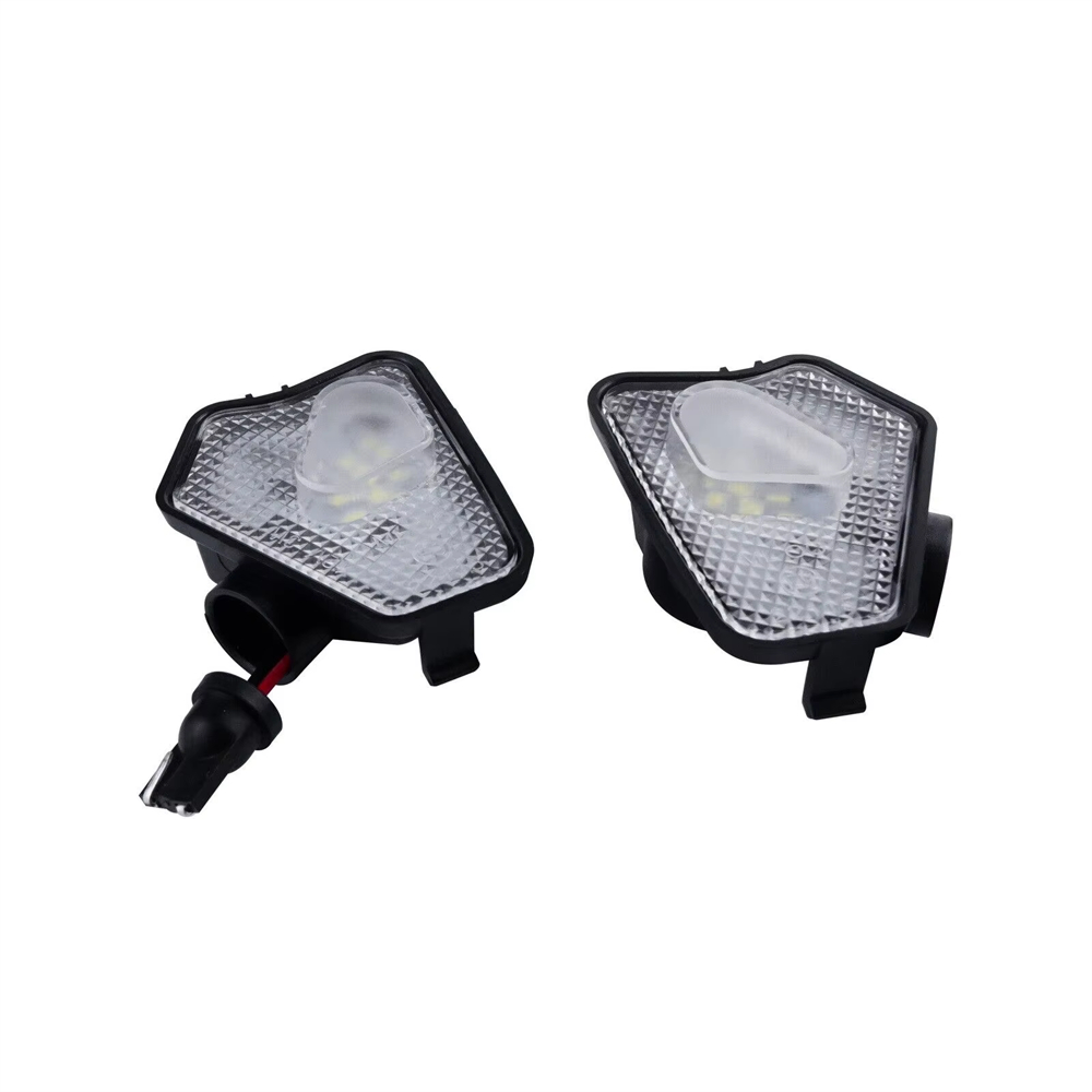 2pcs tự động dẫn Gương bên Đèn sàn xe cho Mercedes CLS CLA GLA w219 W117 w209 w156, Plug & Play cài đặt