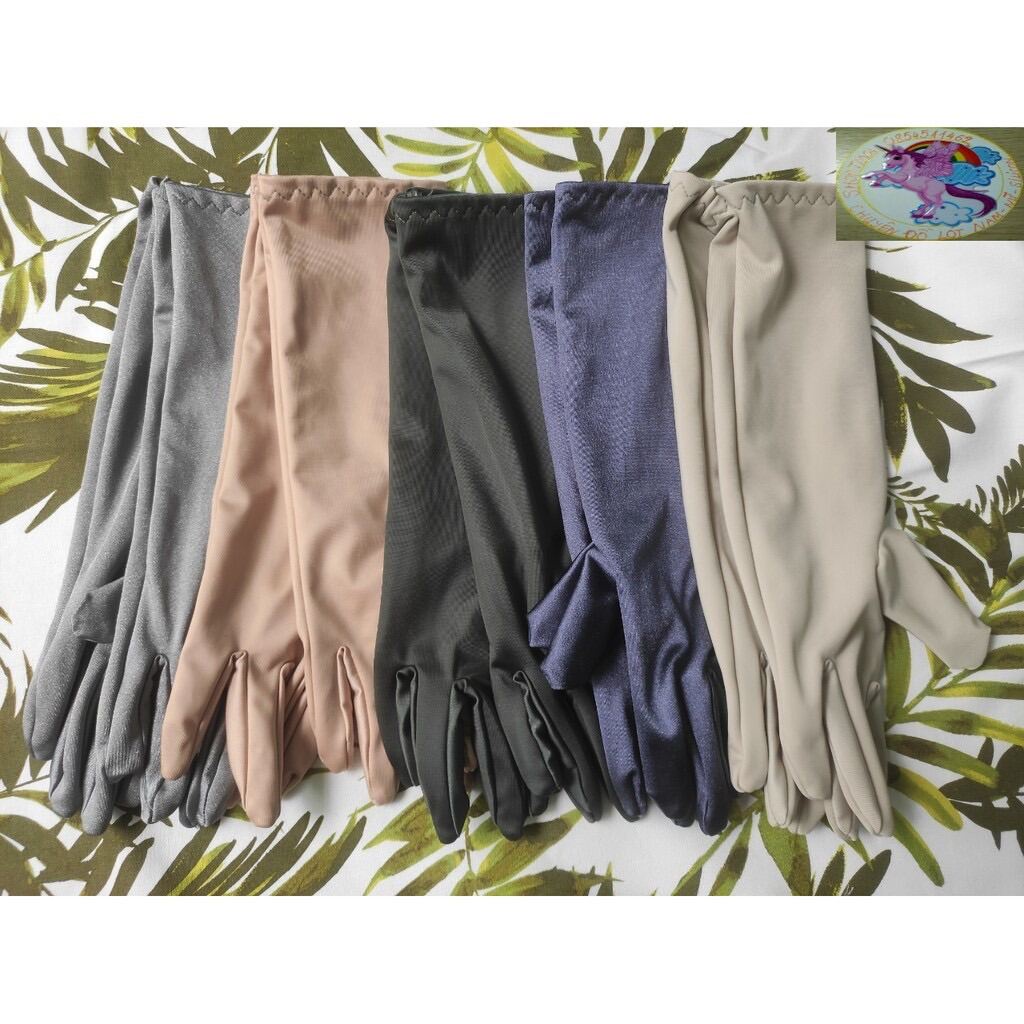 Găng Tay Nữ Ngắn Chống Nắng Bao Tay Vải Dày Chất Lượng Tốt - Shop Kim Yến 5 - 4