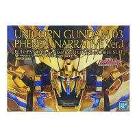 BANDAI  PB PG 1/60 Unicorn Gundam 03 Phenex Narrative Ver. 40Cm Anime Bản gốc Hình ảnh hành động Mô hình Đồ chơi Bộ sưu tập quà tặng sinh nhật